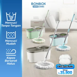 Alat Pel Lantai Otomatis (Spin Mop)