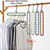Gantungan Baju Lipat Multifungsi