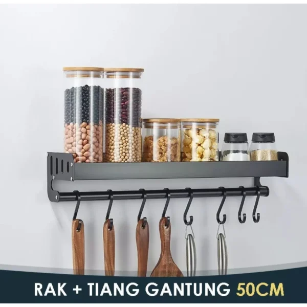 Rak Bumbu Dapur Tempel