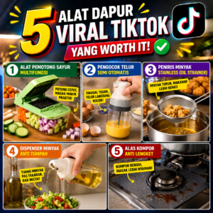 5 Alat Dapur Viral TikTok yang Worth It