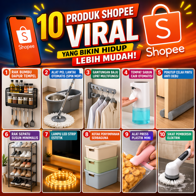 10 produk shopee viral yang bikin hidup lebih mudah