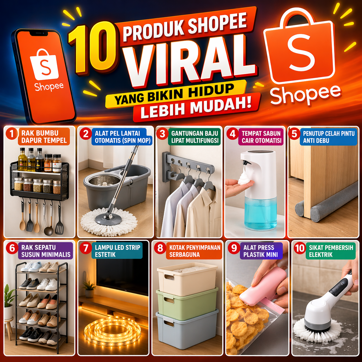 10 produk shopee viral yang bikin hidup lebih mudah