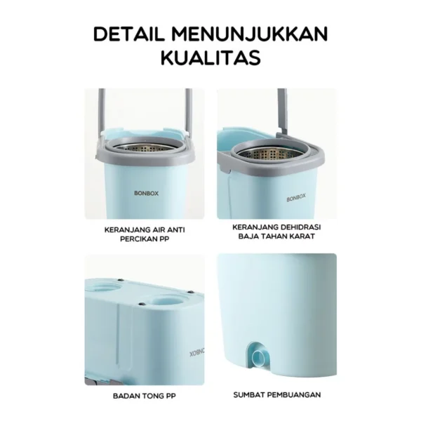 Alat Pel Lantai Otomatis (Spin Mop)